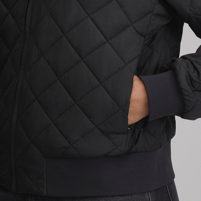 Quilted Bomber-Black-3