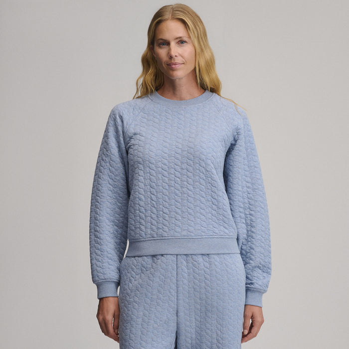 Women's Quilted Crew-Cascade-1