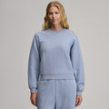 Women's Quilted Crew-Cascade-1