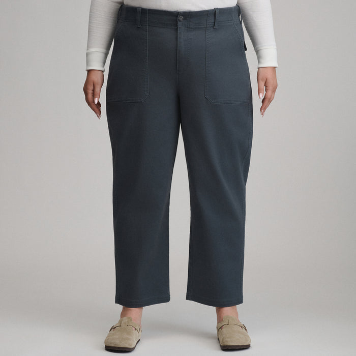 Women's Utility Twill Pants-Storm-1