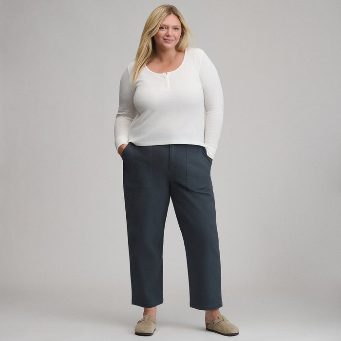 Women's Utility Twill Pants-Storm-9