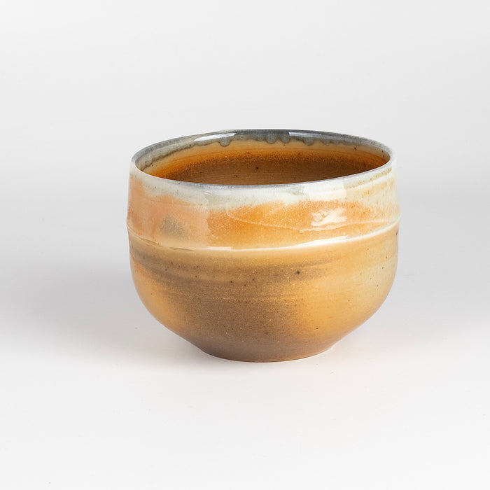 Other side of wood fired bowl.