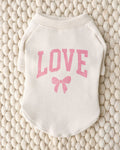Wrapped in Love Dog Sweatshirt, cozy and cute for Pugs, Mini Schnauzers, and Cocker Spaniels on chilly days.