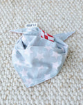 Yankee Poodle American Flag Reversible Bandana, red white blue cotton patriotic dog bandana front view